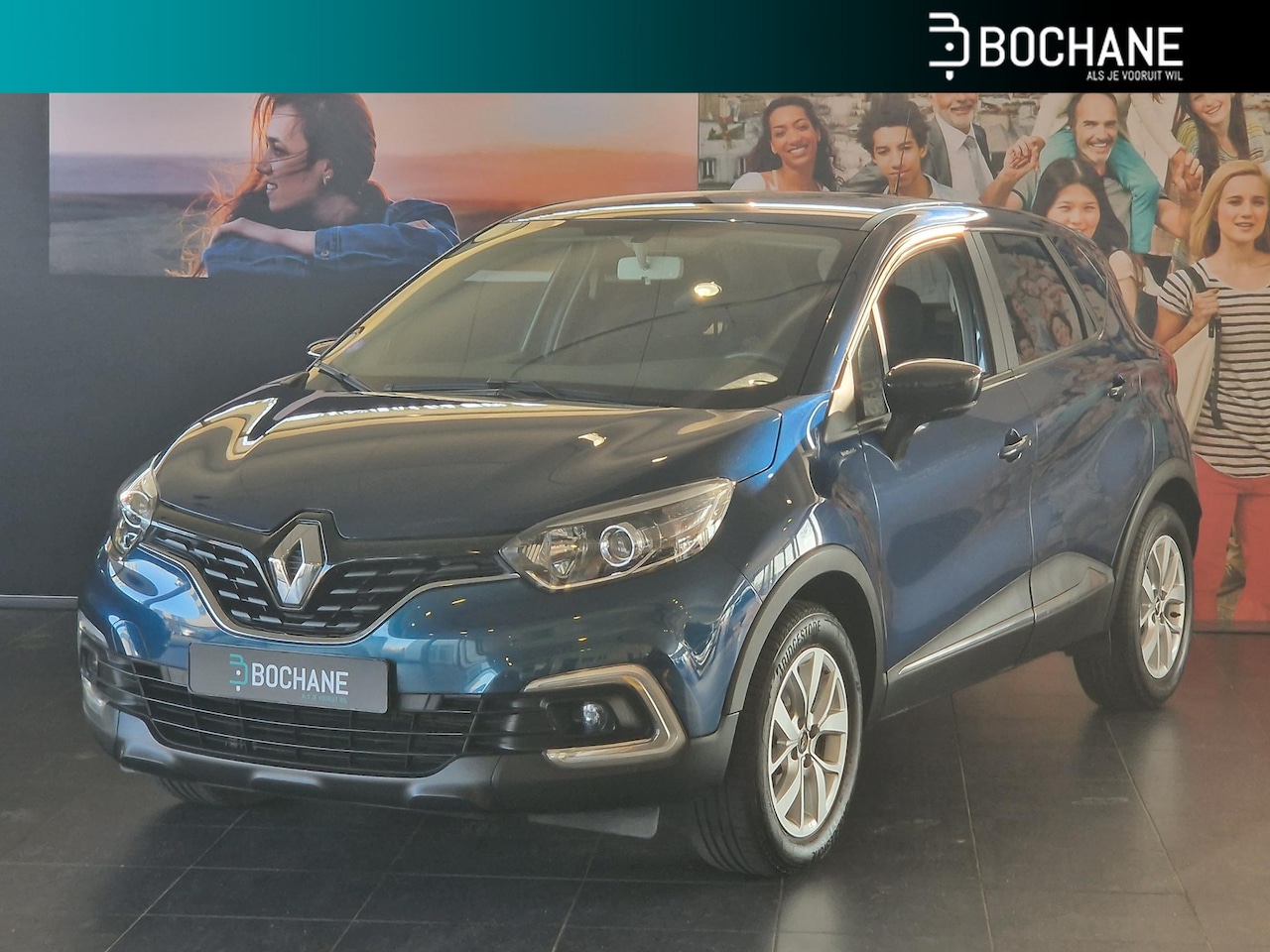 Renault Captur - 0.9 TCe Limited TREKHAAK | PARKEERSENSOREN ACHTER | AIRCONDITIONING | LICHTMETALEN VELGEN - AutoWereld.nl