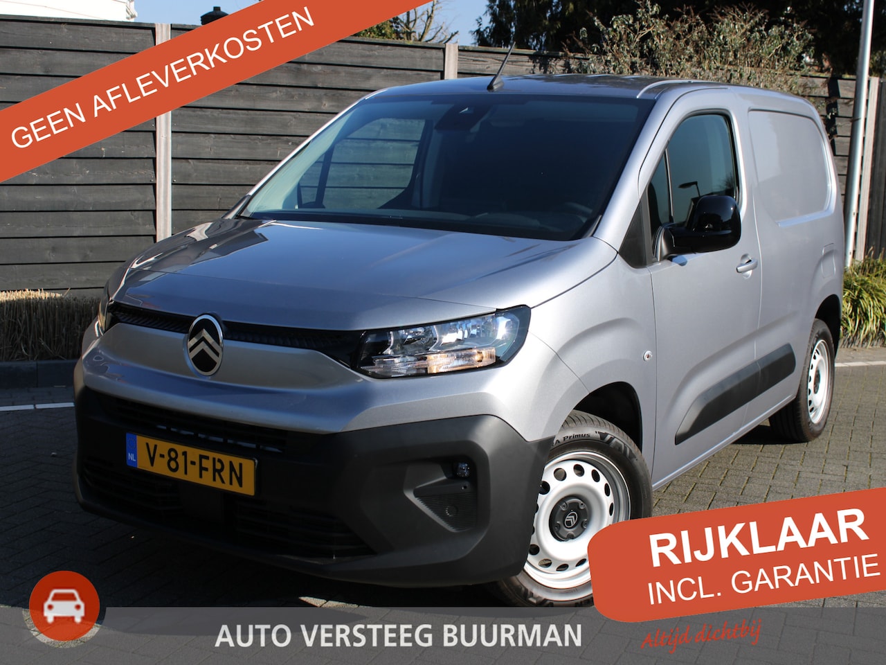 Citroën Berlingo - 1.5 BlueHDi 100PK S&S L1 Achteruitrijcamera, Keyless Entry & Start, Draadloze Telefoonlade - AutoWereld.nl