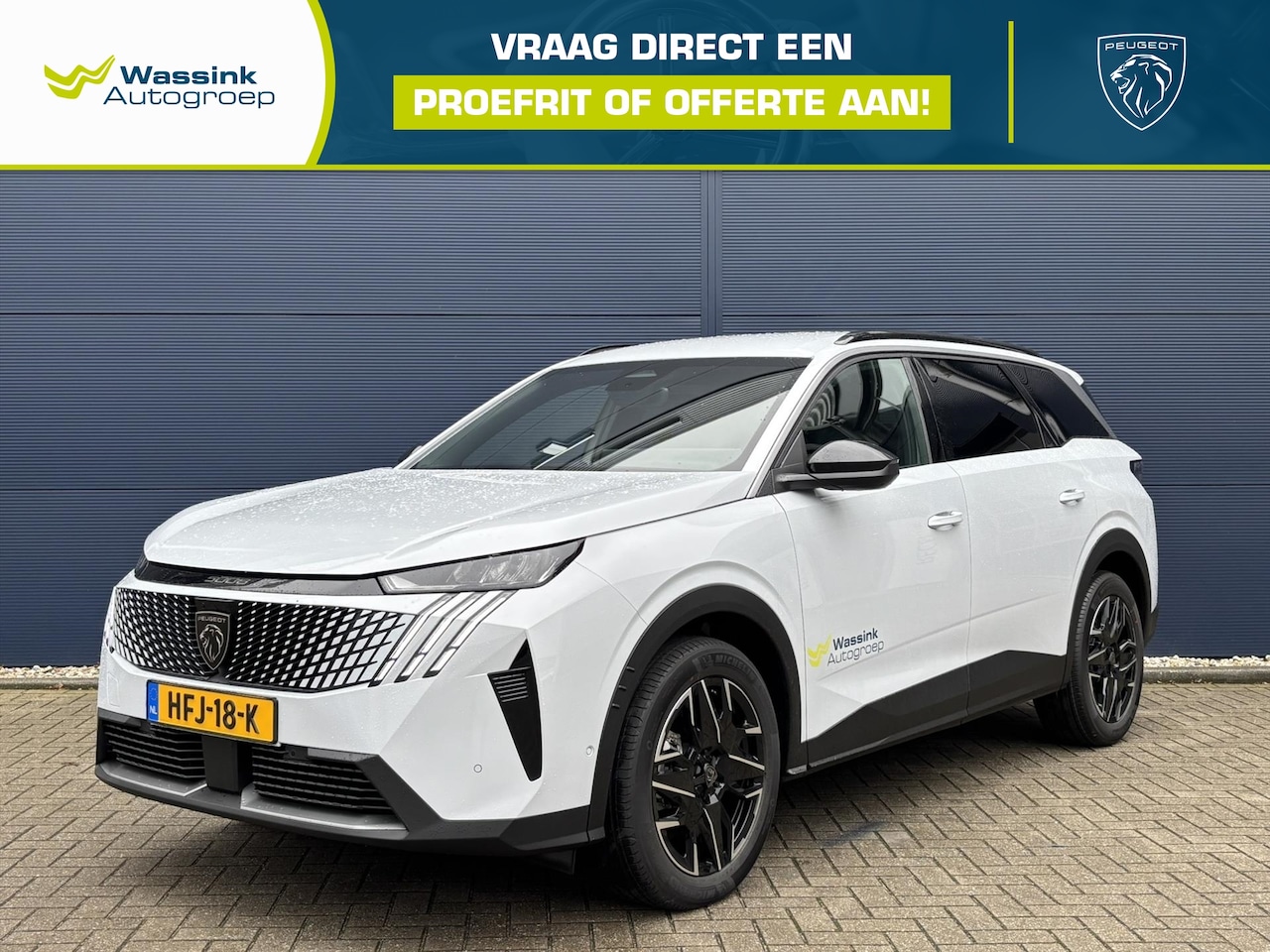 Peugeot 5008 - 1.2 Hybrid 136pk e-DCS6 Allure | Panoramic navigation | 7-zits | 360 camera | Carplay - AutoWereld.nl