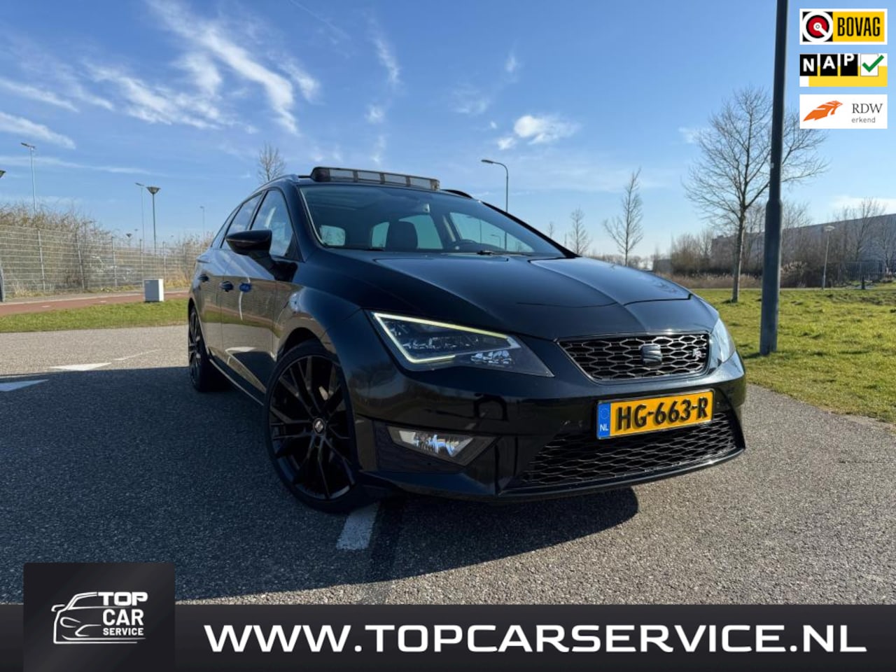 Seat Leon ST - 1.8 TSI FR Auto,Pano,PDC, Trekhaak,Bomvol!!! - AutoWereld.nl