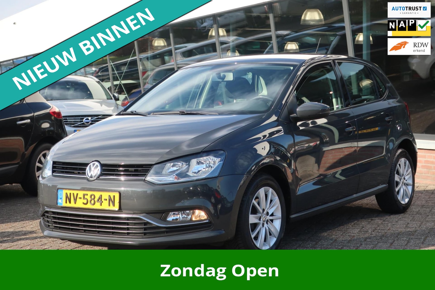 Volkswagen Polo - 1.2 TSI Comfortline Business R NAVI_CRUIS_PDC V+A_LMV. - AutoWereld.nl