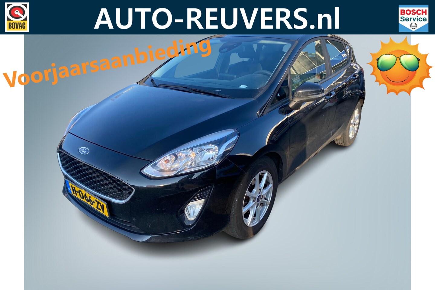 Ford Fiesta - 1.0 EcoBoost Titanium / Navi / CarPlay / 4S banden / Clima - AutoWereld.nl