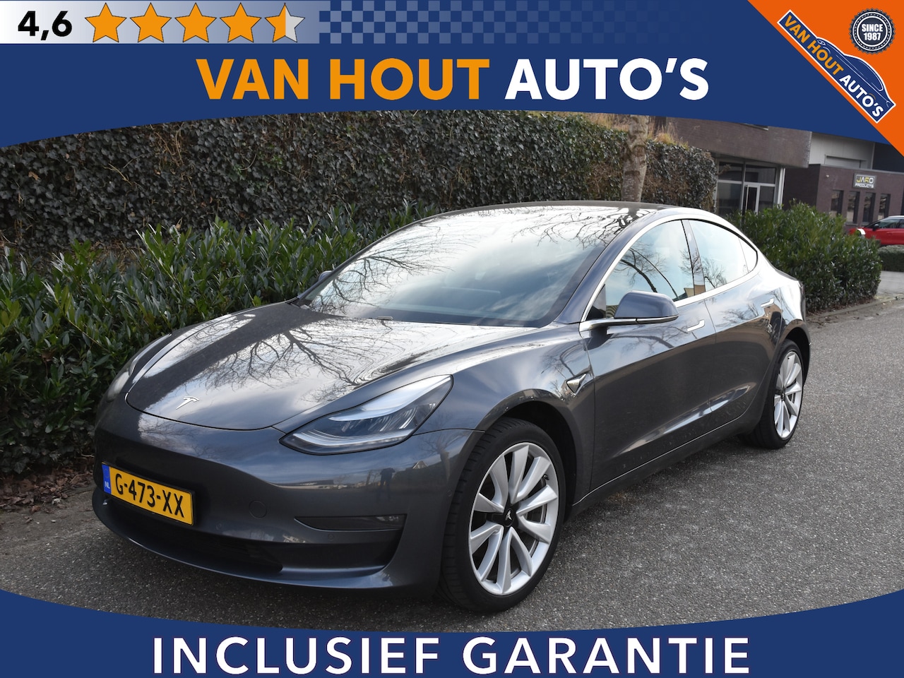 Tesla Model 3 - Long Range RWD Long Range AWD 75 kWh  | SoH-CHECK | AUTO PILOT | 360 CAMERA - AutoWereld.nl