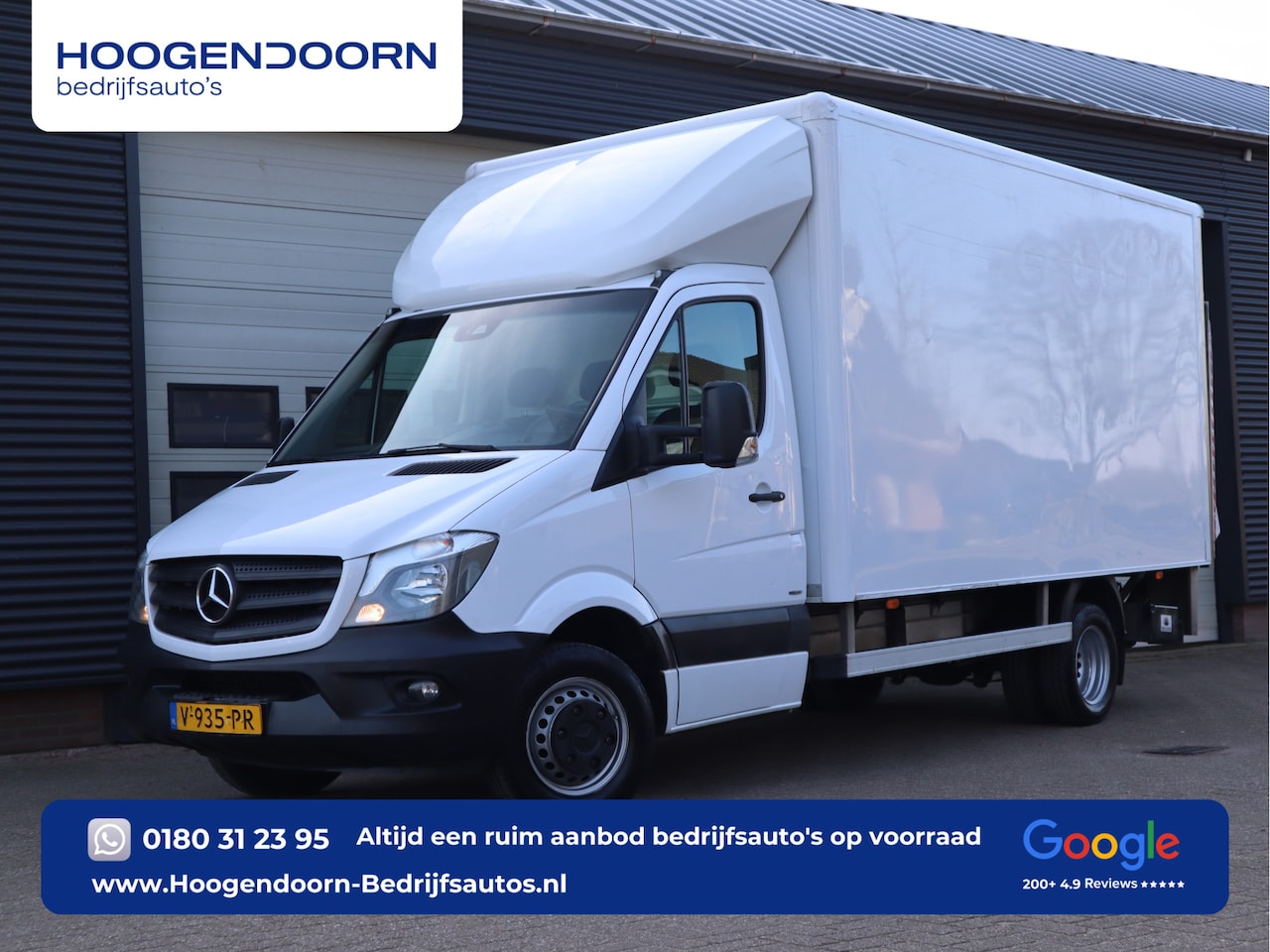 Mercedes-Benz Sprinter - 516 CDI Automaat Euro 6 Bakwagen - Laadklep Dhollandia - Airco - AutoWereld.nl