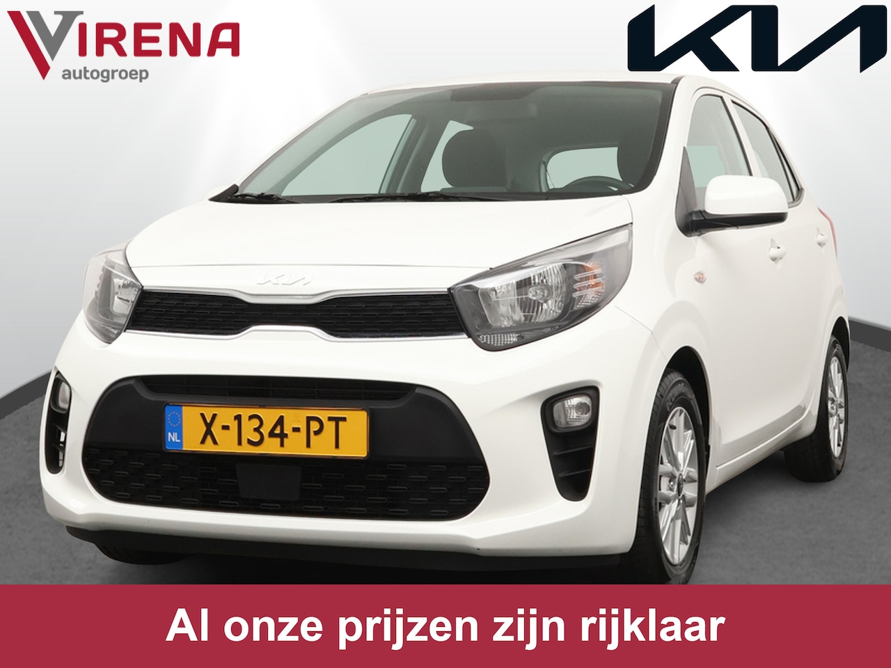 Kia Picanto - 1.0 DPi DynamicLine - Airco - Android/Apple Carplay - Cruise Control - Lichtmetalen Velgen - AutoWereld.nl