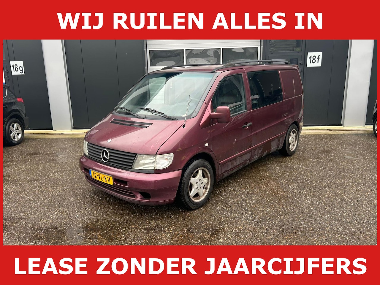 Mercedes-Benz Vito - 110 CD dubbelcab airco AUTO STAAT IN NOODLOOP - AutoWereld.nl