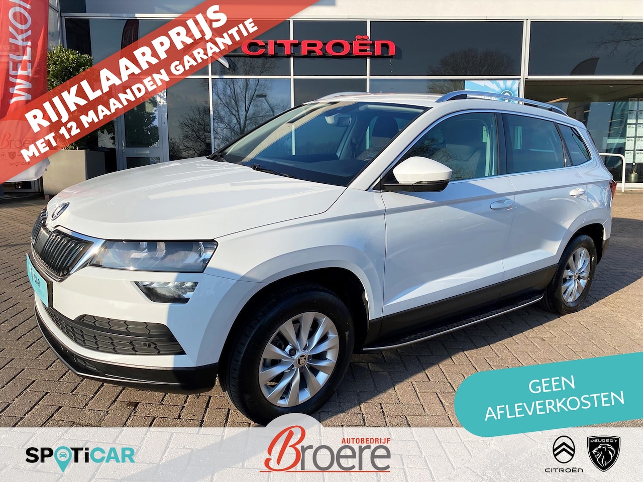 Skoda Karoq - 1.0 TSi 115pk DSG-7 Clever Edition | side bars, camera, parkeersensoren voor en achter, da - AutoWereld.nl