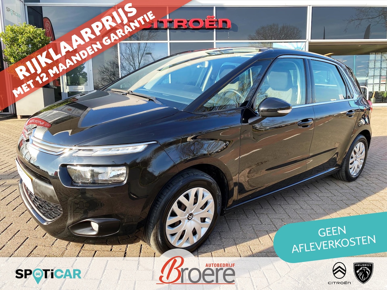 Citroën C4 Picasso - 1.2 Turbo 130pk Selection | trekhaak, parkeersensoren. navigatie, bluetooth, mistlampen, l - AutoWereld.nl