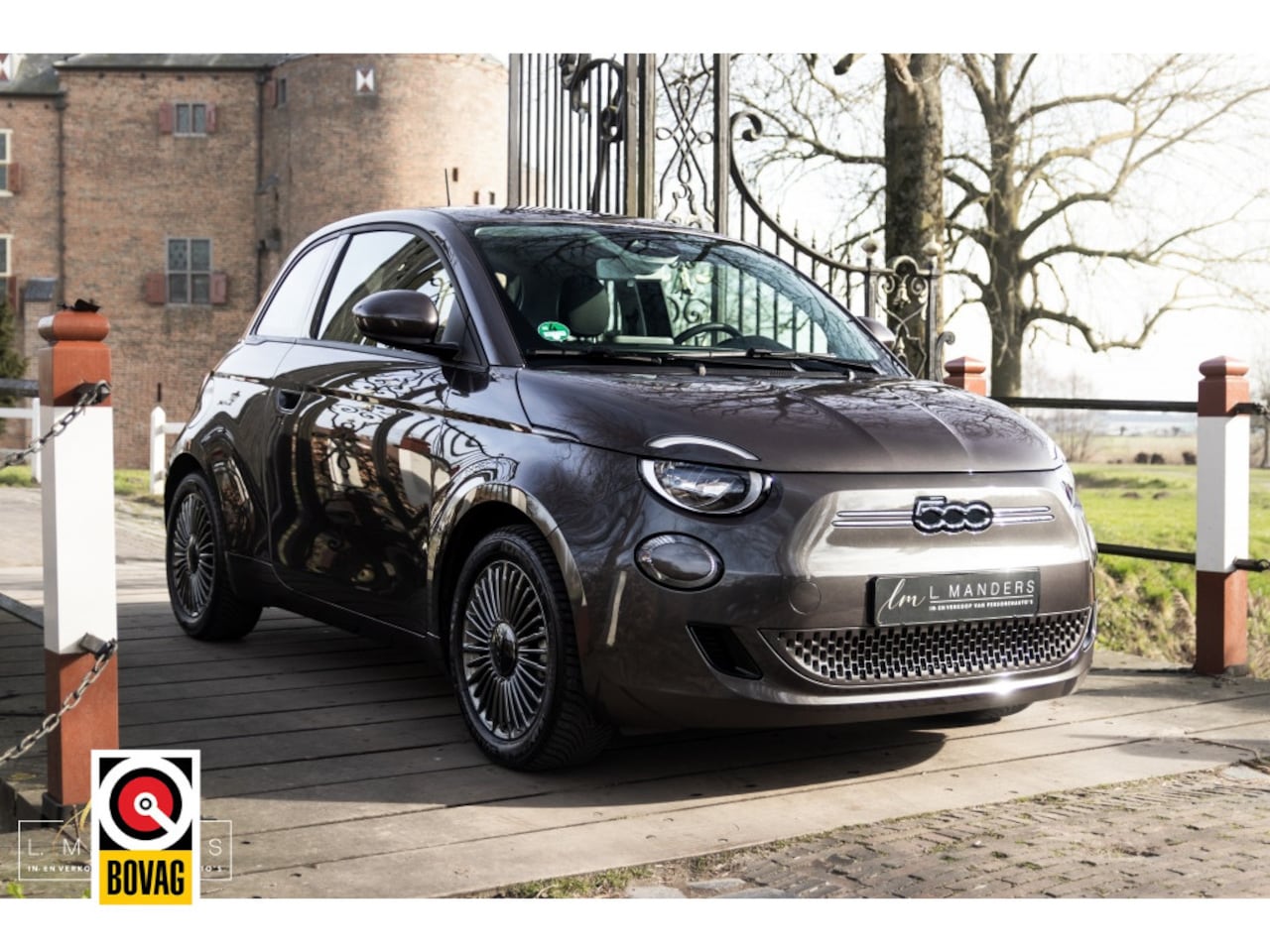 Fiat 500e - Action 24 kWh 2021 BRUIN | Apple CarPlay | Automaat | Airco - AutoWereld.nl