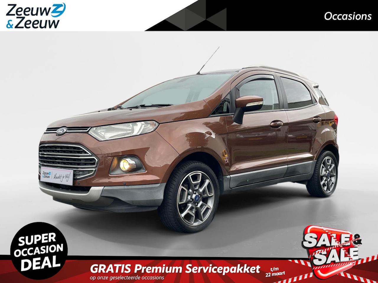 Ford EcoSport - 1.0 EcoBoost Titanium | Zeer nette auto | Navigatie | Bluetooth | Winter pack | Cruise con - AutoWereld.nl