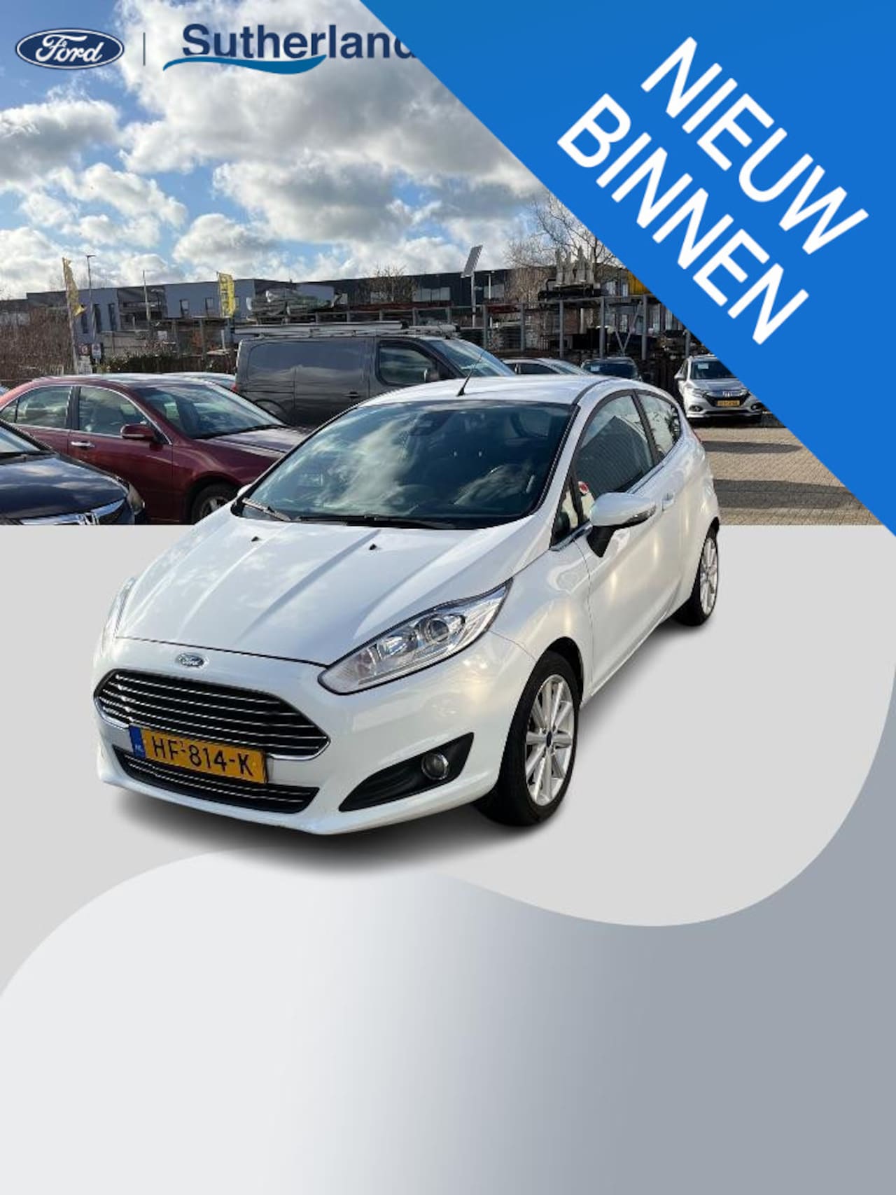 Ford Fiesta - 1.0 EcoBoost Titanium | Mooie KM- stand! | Navigatie | Cruise control | Airco (automatisch - AutoWereld.nl