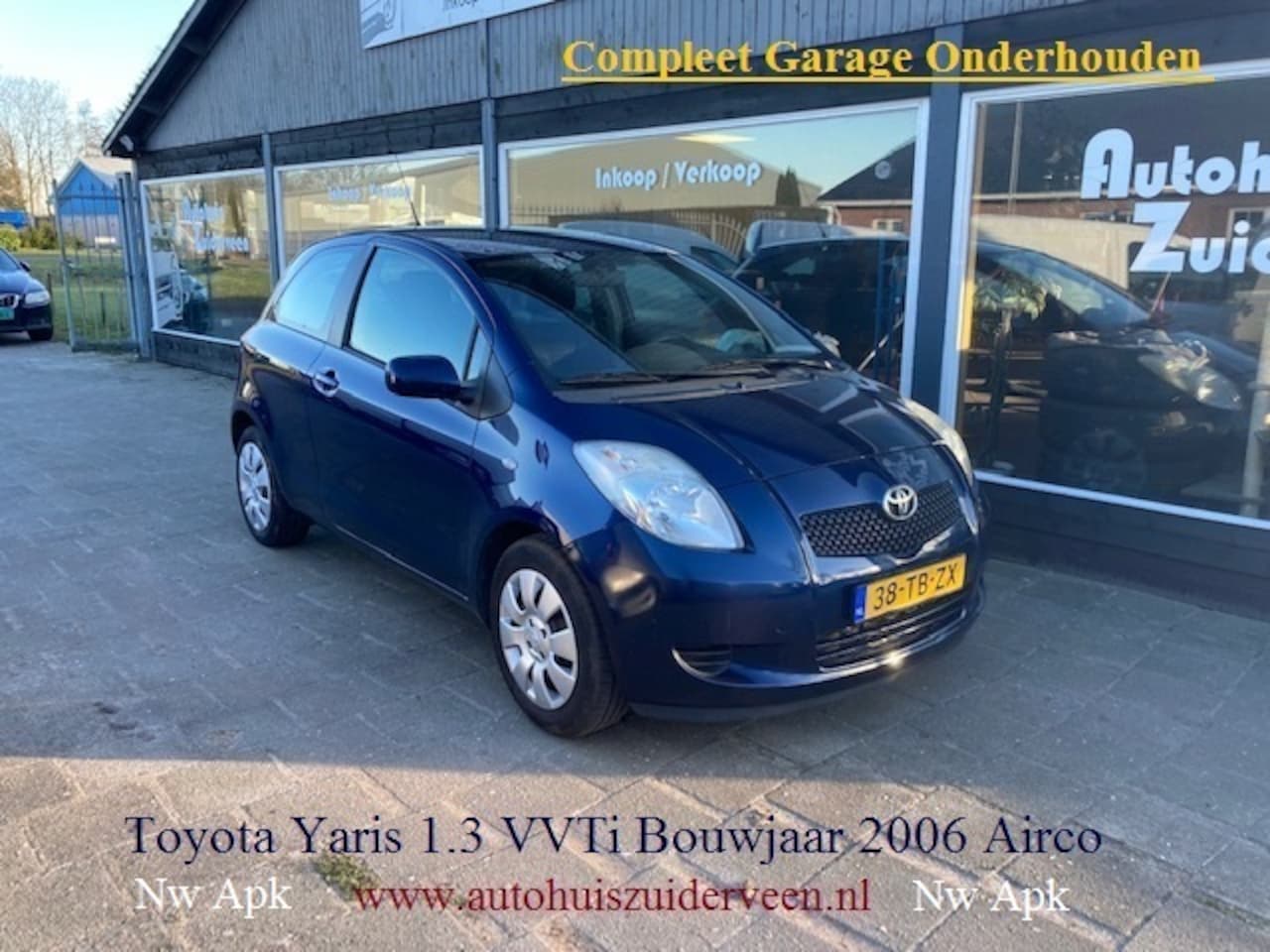 Toyota Yaris - 1.3 16V VVT-I 3DR Sol Airco Boekjes !!! - AutoWereld.nl