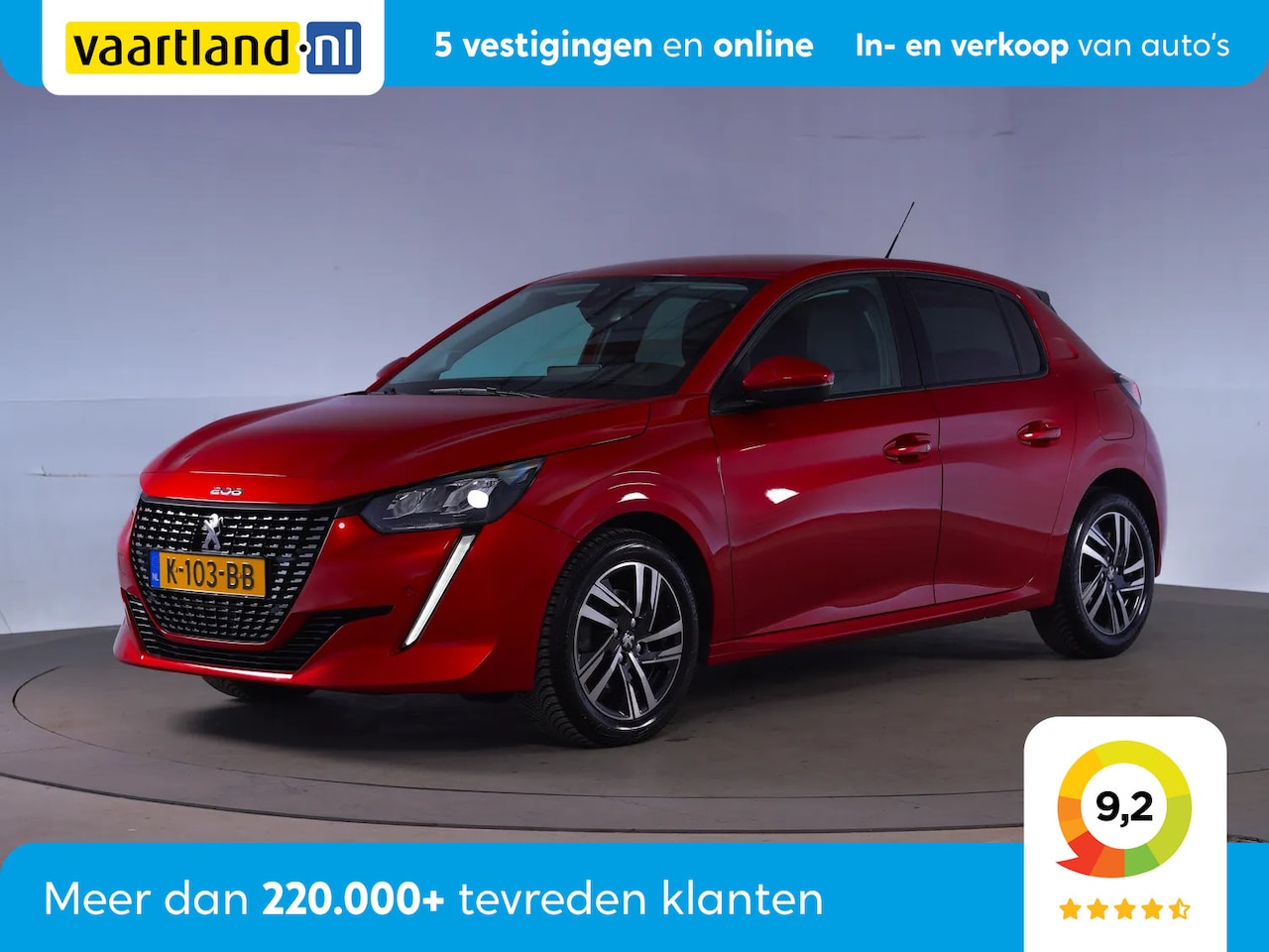 Peugeot 208 - 1.2 PT BL Allure [ gr Nav Privacy glass Parkeersensoren ] - AutoWereld.nl