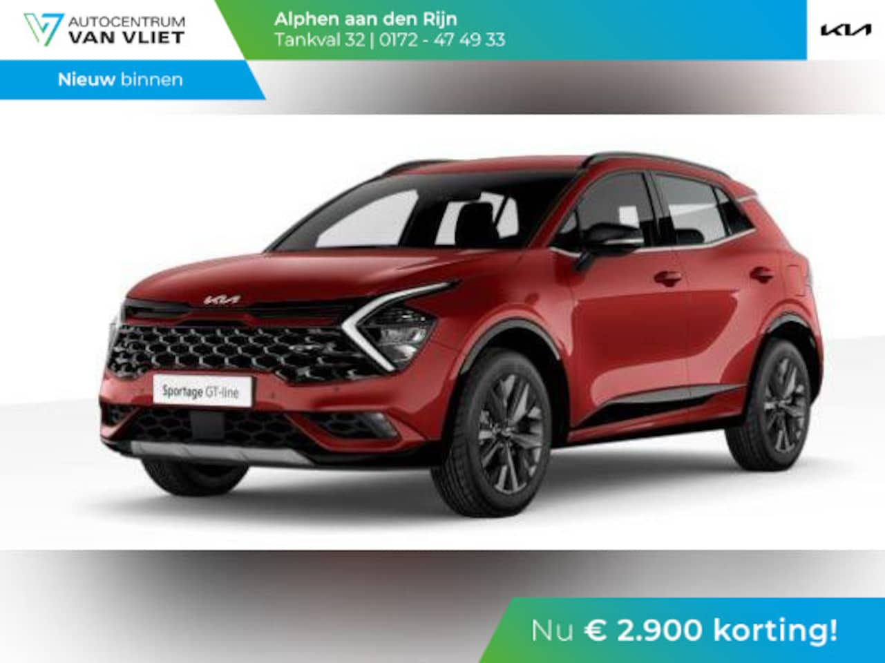 Kia Sportage - 1.6 T-GDi Hybrid GT-PlusLine | IN BESTELLING | UNIEKE KLEUR | - AutoWereld.nl