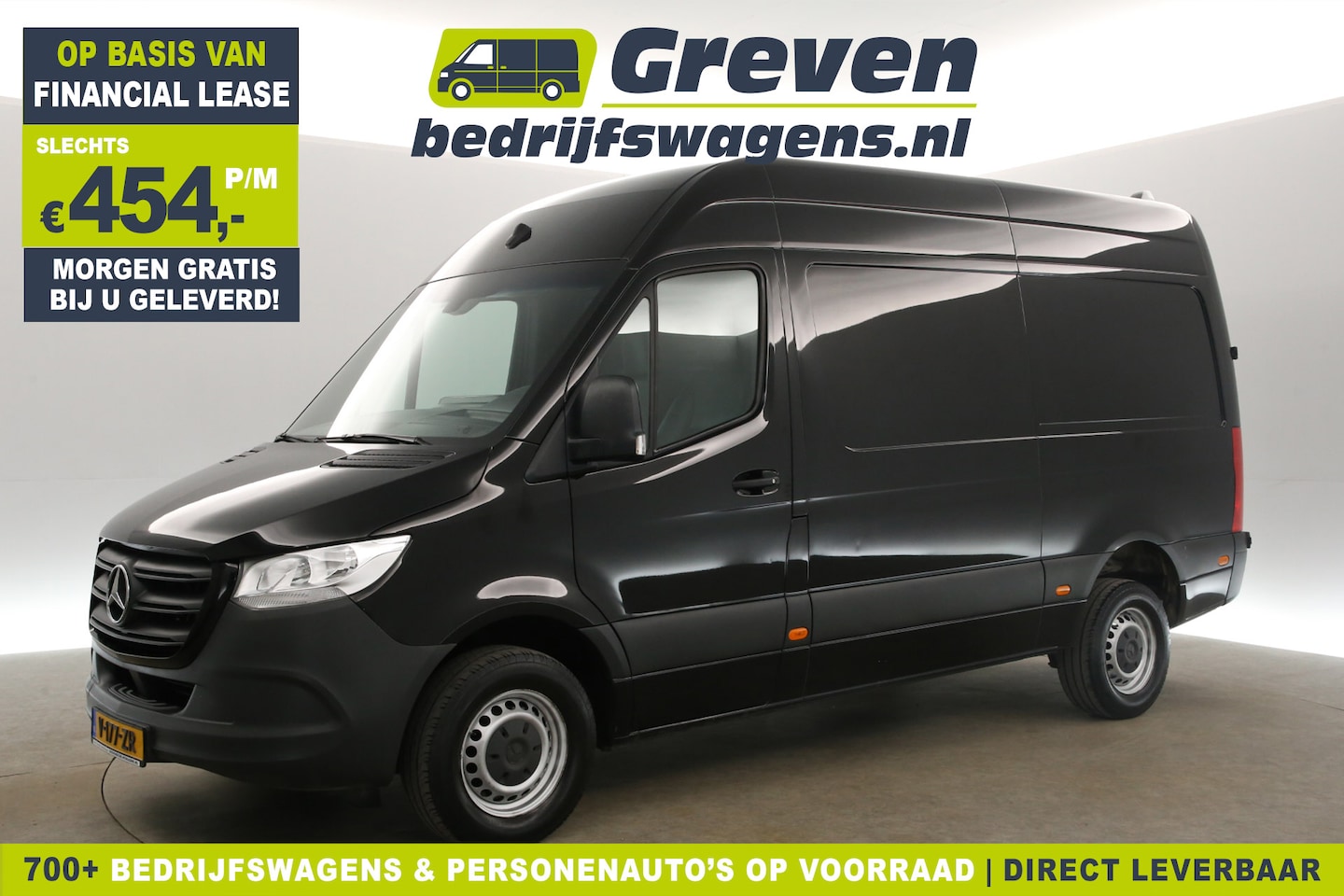 Mercedes-Benz Sprinter - 314 2.2 CDI L2H2 143PK Automaat Airco Camera Carplay Cruise Trekhaak Leder 3 Persoons - AutoWereld.nl