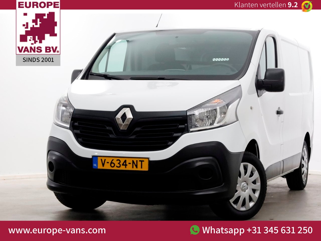 Renault Trafic - 1.6 dCi T29 L1H1 Comfort Airco/Achterklep 10-2018 - AutoWereld.nl