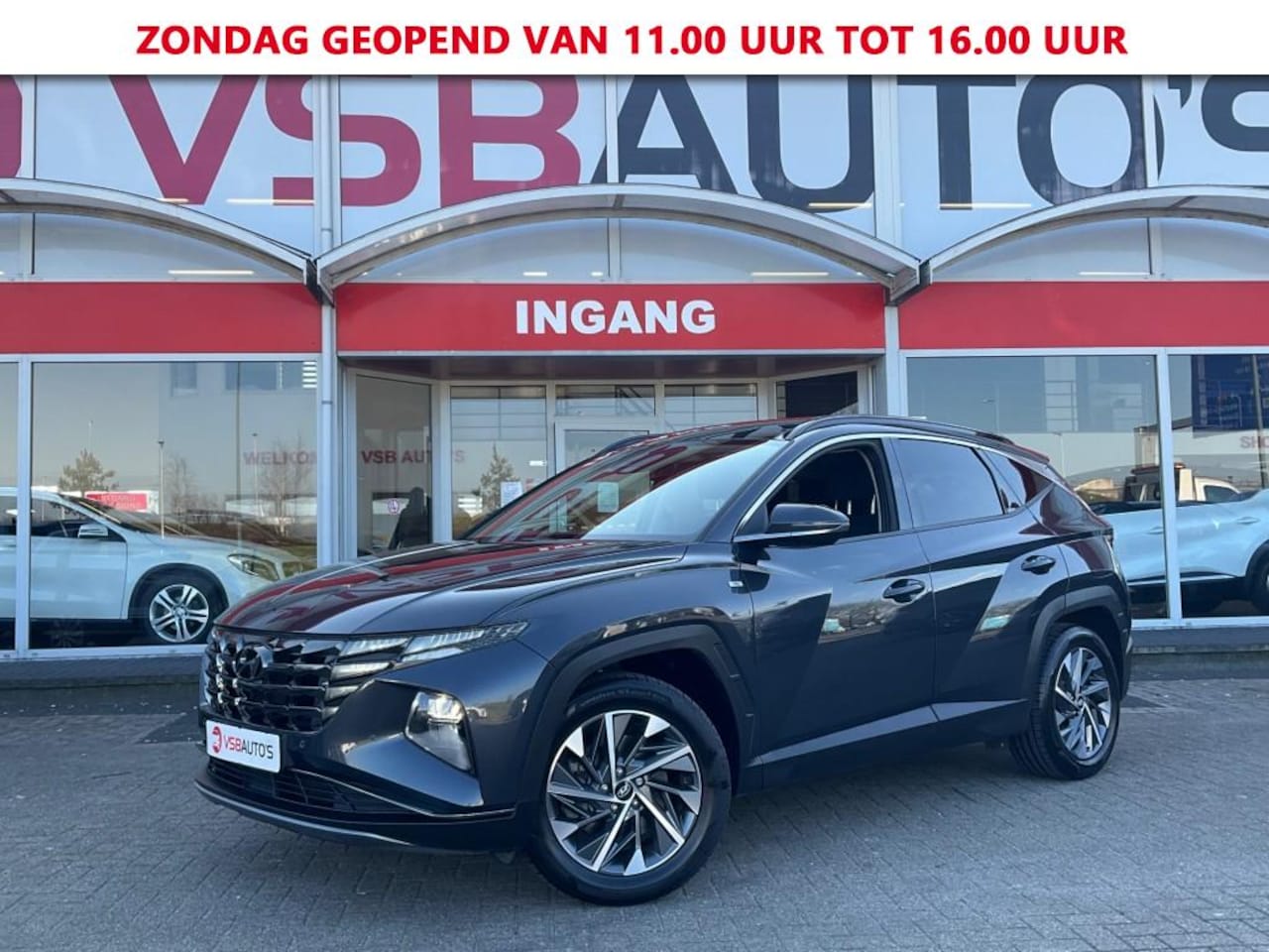 Hyundai Tucson - 1.6 T-GDI MHEV NW-MODEL LED PANO-DAK NAVI CAMERA CARPLAY - AutoWereld.nl