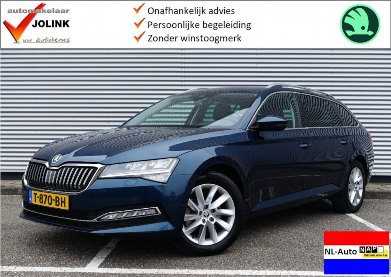 Skoda Superb Combi - Combi 1.5 TSi ACT DSG7  Business Edition Plus I NL-Auto I 100% d - AutoWereld.nl