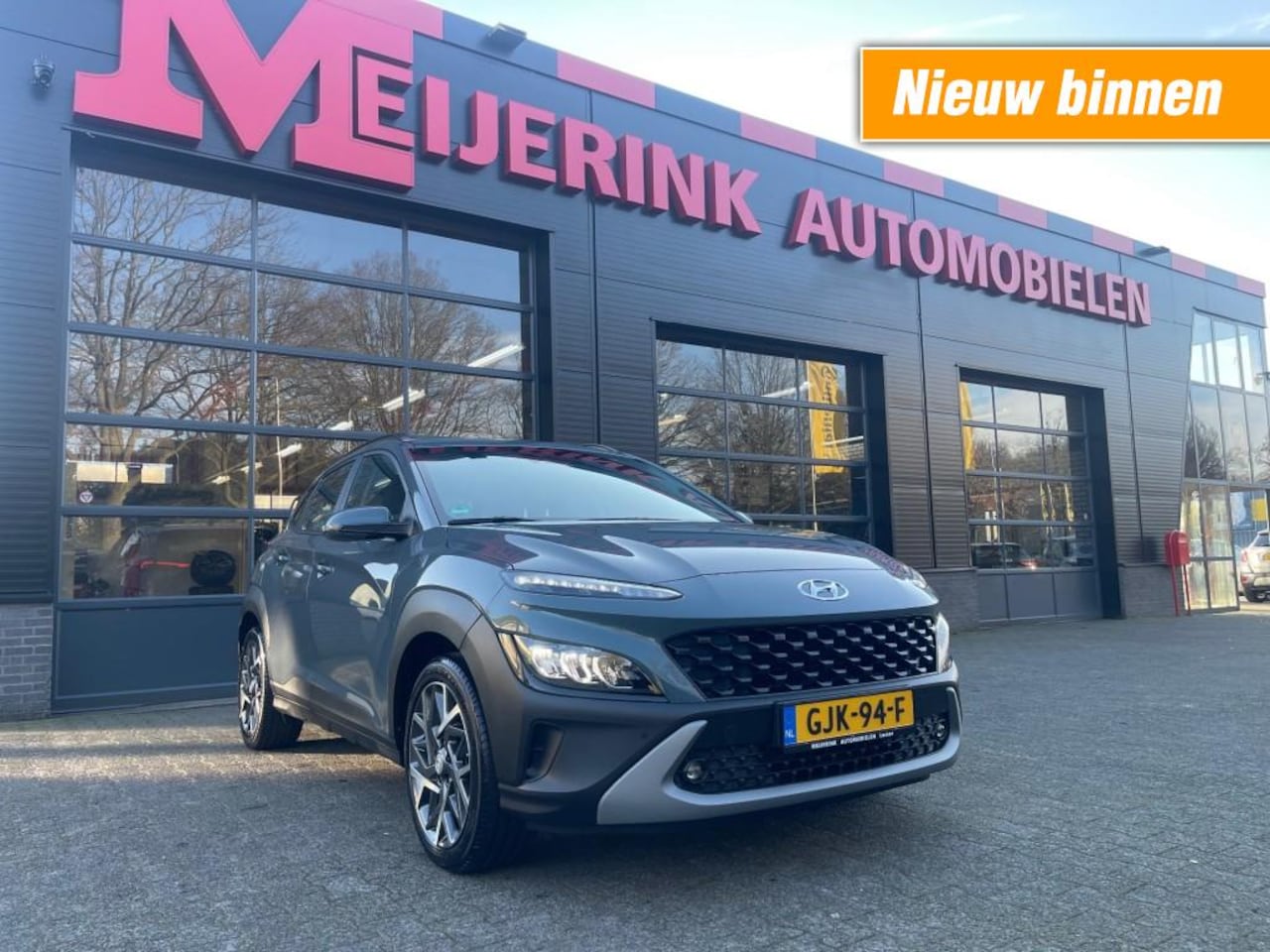 Hyundai Kona - 1.6 GDI HEV BJ.2021 LAGE KM VIRTUAL CAMERA PDC - AutoWereld.nl