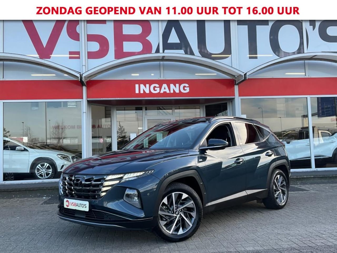 Hyundai Tucson - 1.6 T-GDI MHEV AUT. LED PANO-DAK NAVI CAMERA CARPLAY - AutoWereld.nl