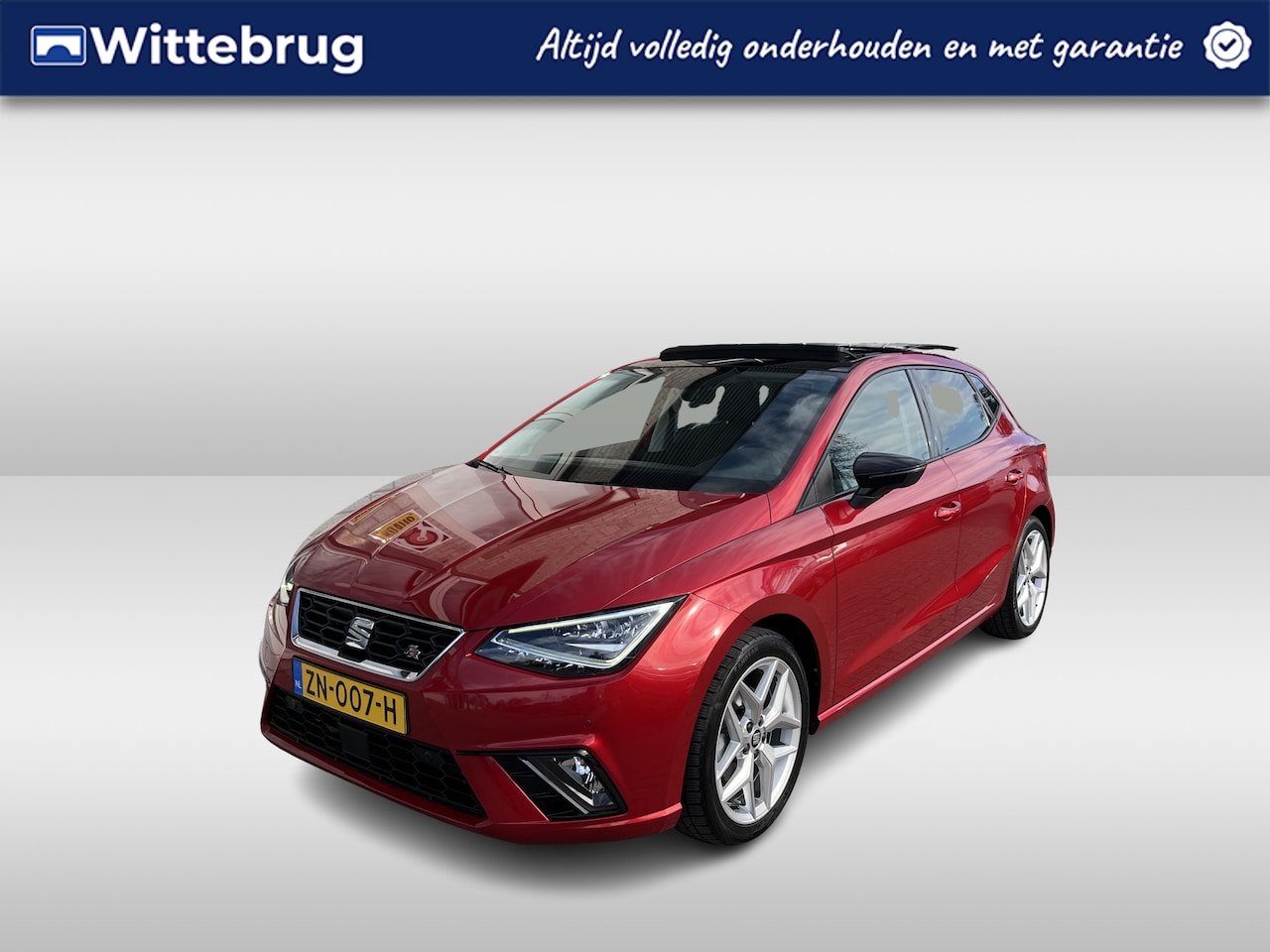 Seat Ibiza - 1.0 TSI FR / AUTOMAAT/ PANO/ BEATS AUDIO/ TREKHAAK/ PARK. SENSOREN/ LED/ KEYLESS/ ADAPT. C - AutoWereld.nl