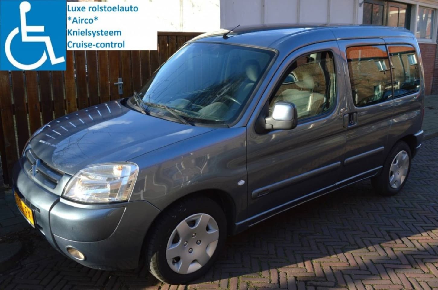 Citroën Berlingo - 1.6i-16V ROLSTOELAUTO  AIRCO  KNIELSYSTEEM  CRUISE CONTROL - AutoWereld.nl