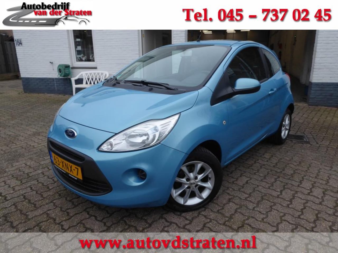 Ford Ka - 1.2 COOLenSOUND/Airco/ LMW/ Dealeronderhouden!!! - AutoWereld.nl