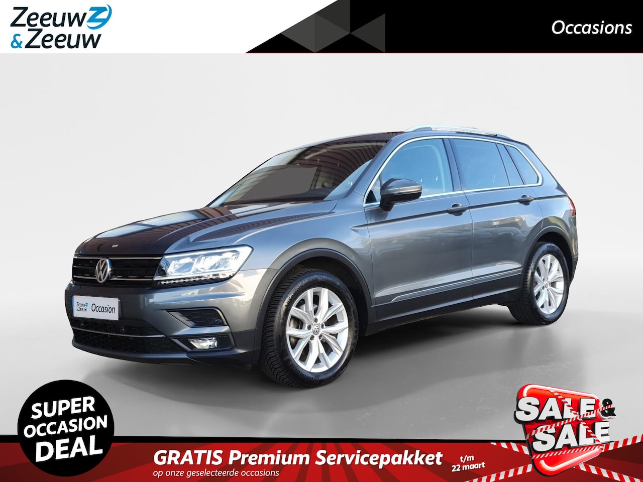 Volkswagen Tiguan - 1.5 TSI ACT Highline | Trekhaak | Navigatie | Adaptieve cruise control | Stoelverwarming | - AutoWereld.nl