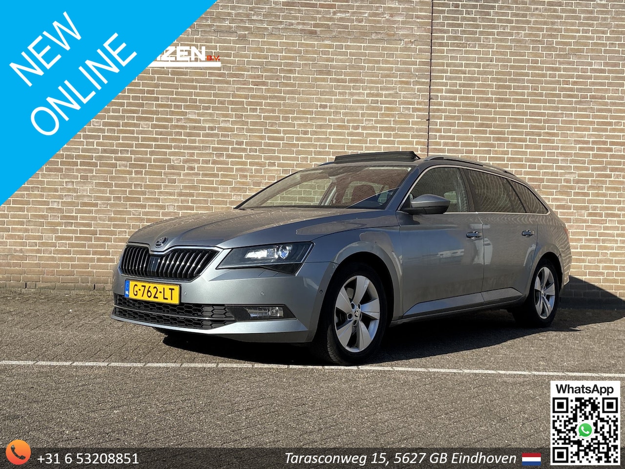 Skoda Superb Combi - 2.0 TDI Style Business | € 9.800,- NETTO! | Pano | Leder | Stoelverwarming | Cruise | Clim - AutoWereld.nl