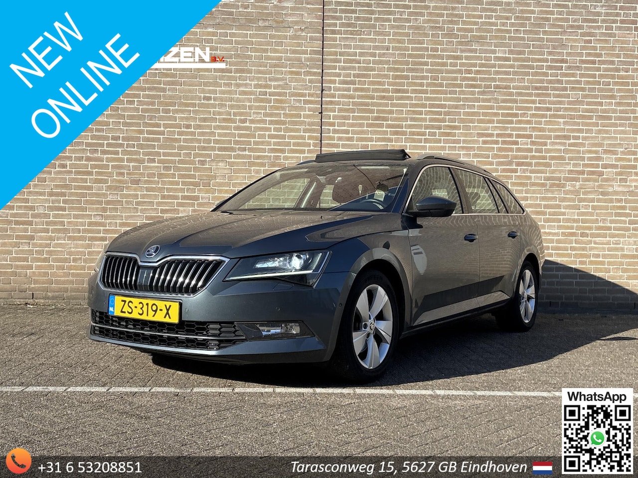 Skoda Superb Combi - 2.0 TDI Style Business | € 9.350,- NETTO! | Pano | Leder | Stoelverwarming | Cruise | Clim - AutoWereld.nl