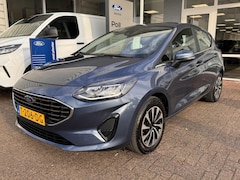 Ford Fiesta - 1.0 EcoBoost Hybrid 125pk Titanium Climat Cruise Parkeersensoren Fabrieksgarantie 25-5-202