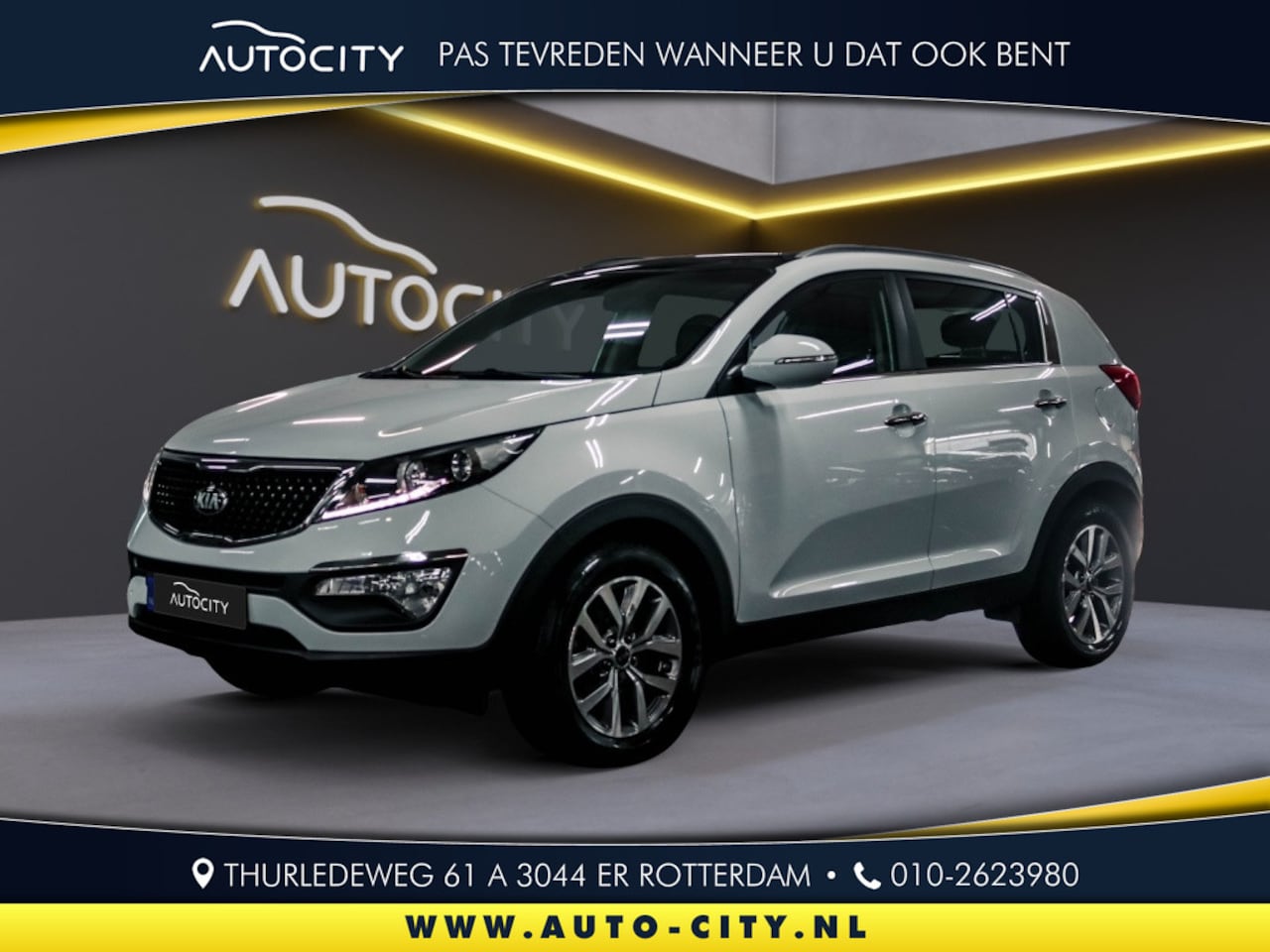 Kia Sportage - 1.6 GDI Dynamic PlusLine Pano l Camera l Navi - AutoWereld.nl