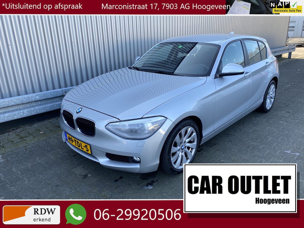 BMW 1-serie - 116i Business+ A/C, CC, Navi, PDC, LM, Afn.Trekh, z.g.a.n. APK – Inruil Mogelijk – - AutoWereld.nl