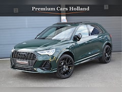 Audi Q3 - 45 TFSI e 245 Pk S-Line Goodwood Green Pano Navi Leder Matrix Trekhaak 20 Inch