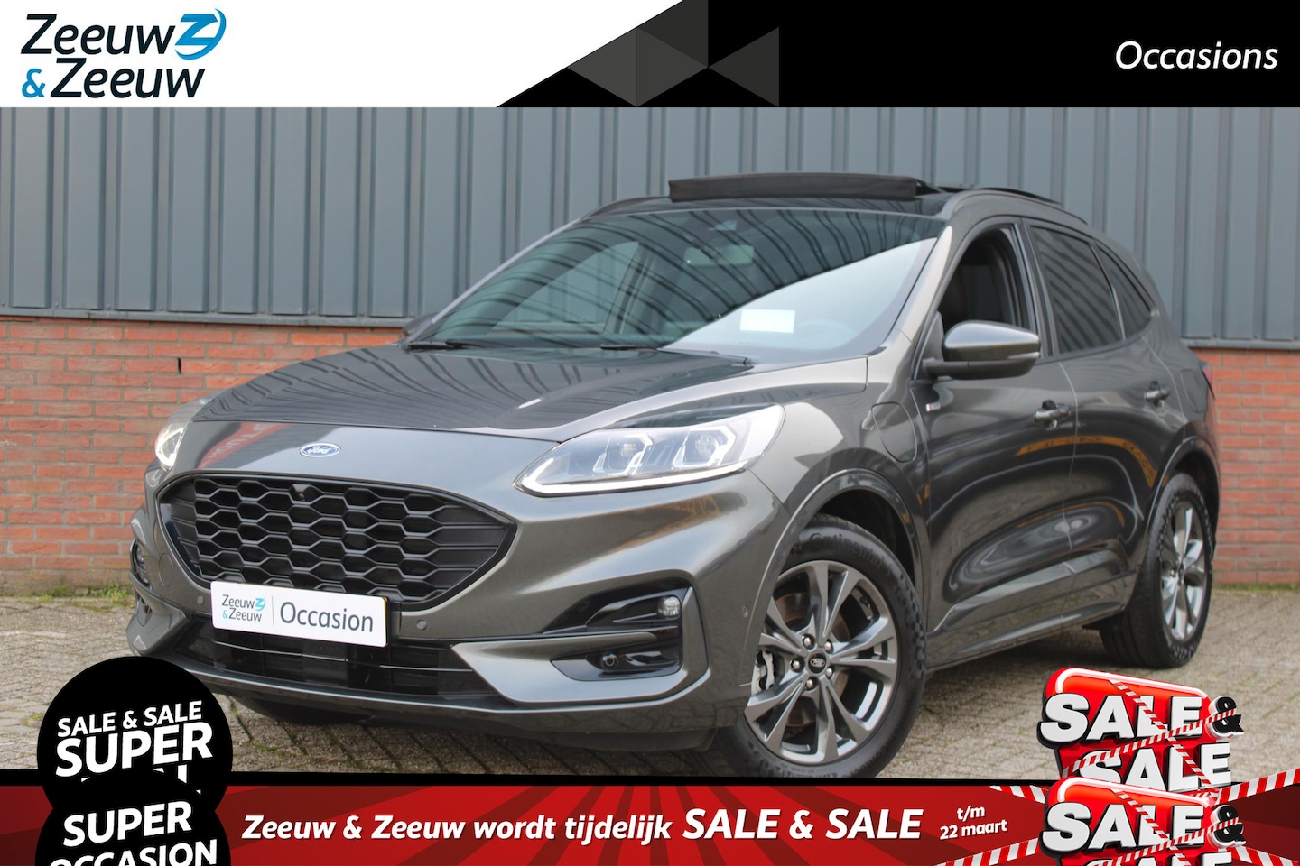 Ford Kuga - 2.5 PHEV ST-Line X |Full Option|Panoramadak|Trekhaak|Technology Pack|Winter Pack| - AutoWereld.nl