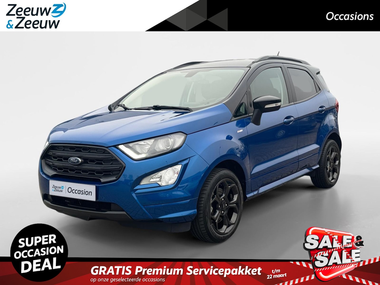 Ford EcoSport - 1.0 EcoBoost ST-Line Black Two-Tone | Achteruitrijcamera | Elektr. Inklapbare spiegels | K - AutoWereld.nl