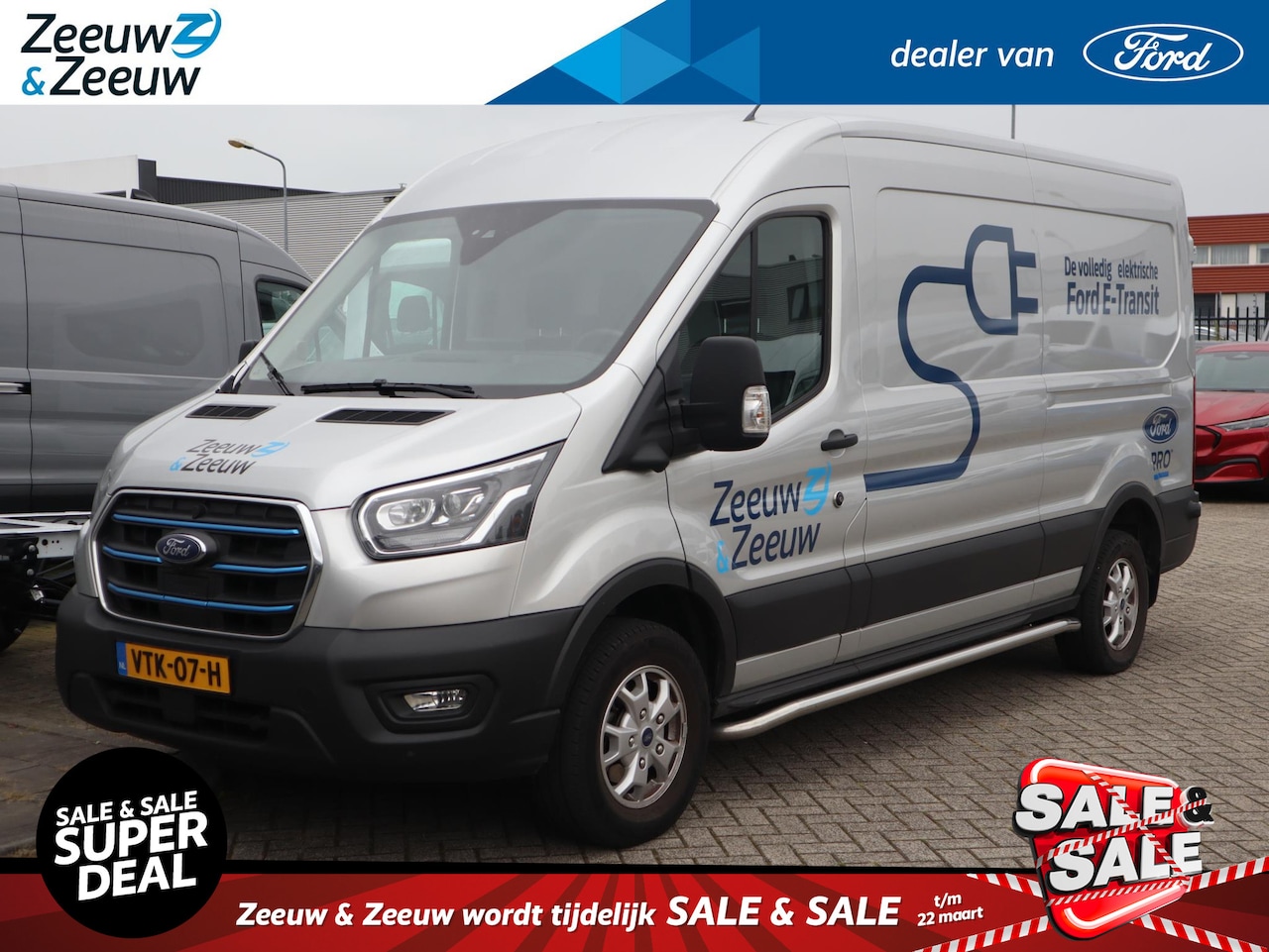 Ford E-Transit - 350 L3H2 Trend 68 kWh | Adapt. Cruise | Sync 4 | Navigatie | 360 Camera | Led-koplampen | - AutoWereld.nl