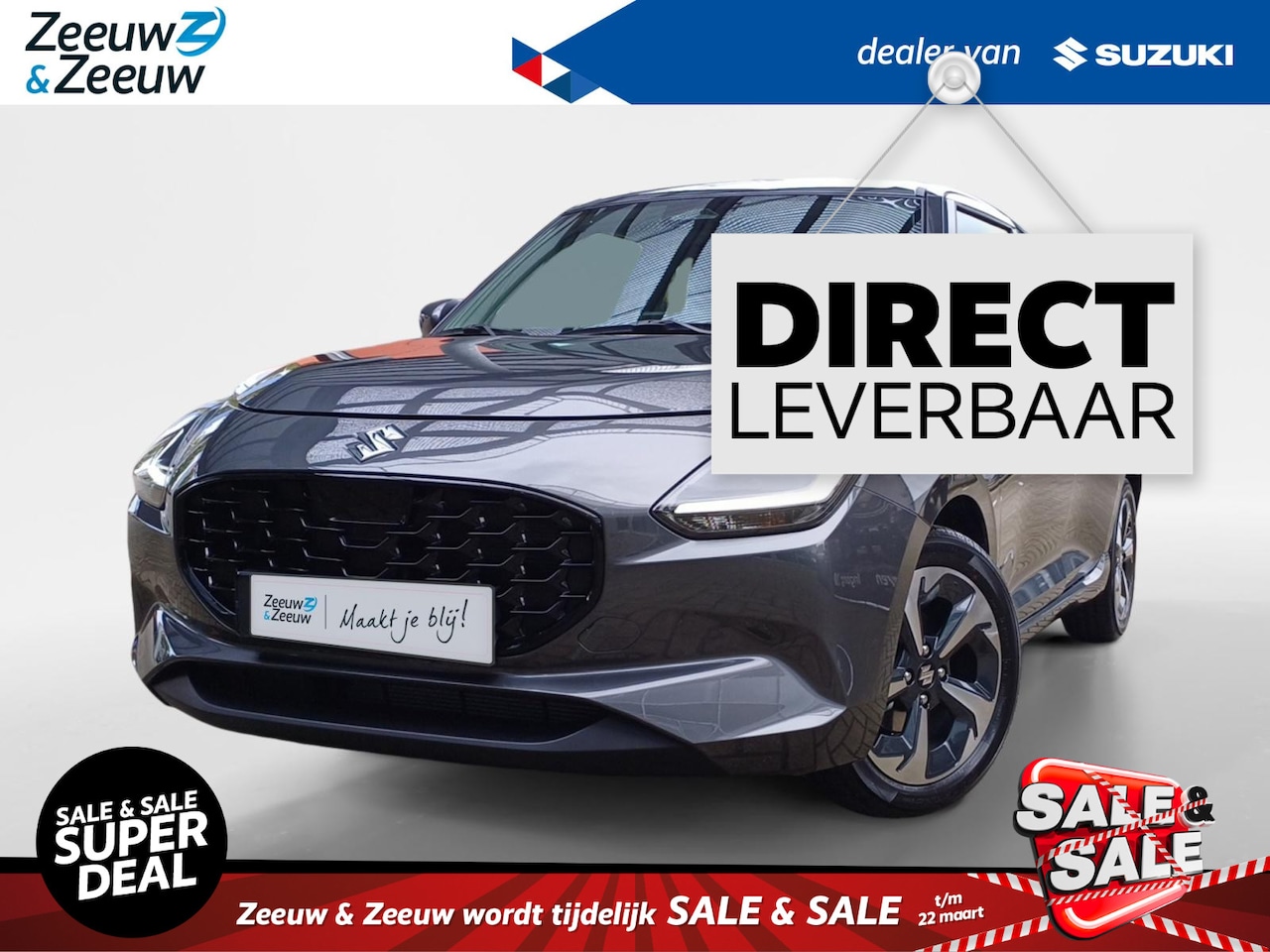 Suzuki Swift - 1.2 Style | Meerdere kleuren in bestelling* |  6 jaar garantie | - AutoWereld.nl