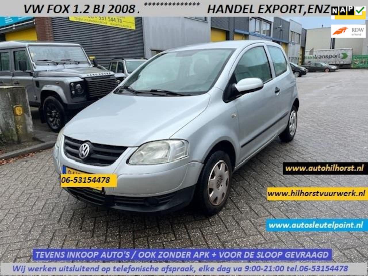 Volkswagen Fox - 1.2 Trendline / motor loopt netjes /diverse handel export auto - AutoWereld.nl