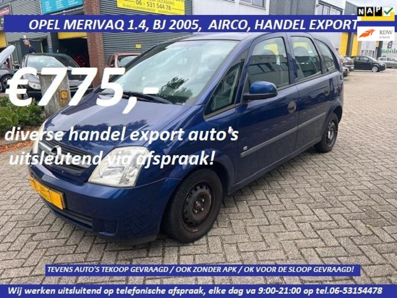 Opel Meriva - 1.4-16V Maxx Cool 1.4-16V Maxx Cool - AutoWereld.nl