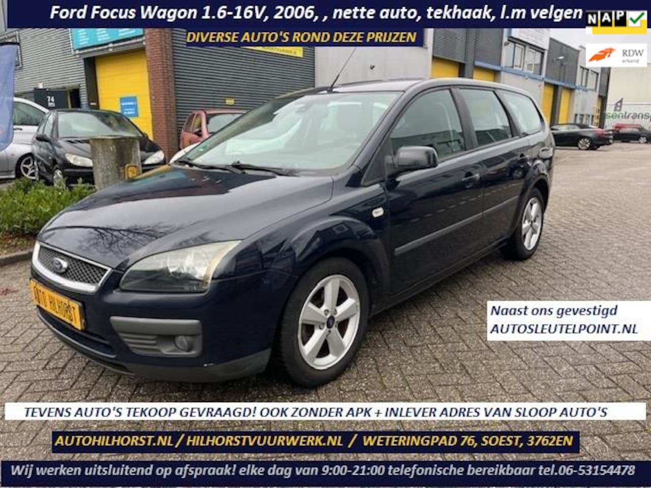 Ford Focus Wagon - 1.6-16V Futura 1.6-16V Futura, Nederlandse auto, apk eind 2025! diverse rond deze prijzen - AutoWereld.nl