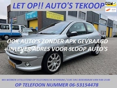 Peugeot 206 - 1.6 XS ( Wij zijn elke dag telefonisch bereikbaar van 9:00-21:00