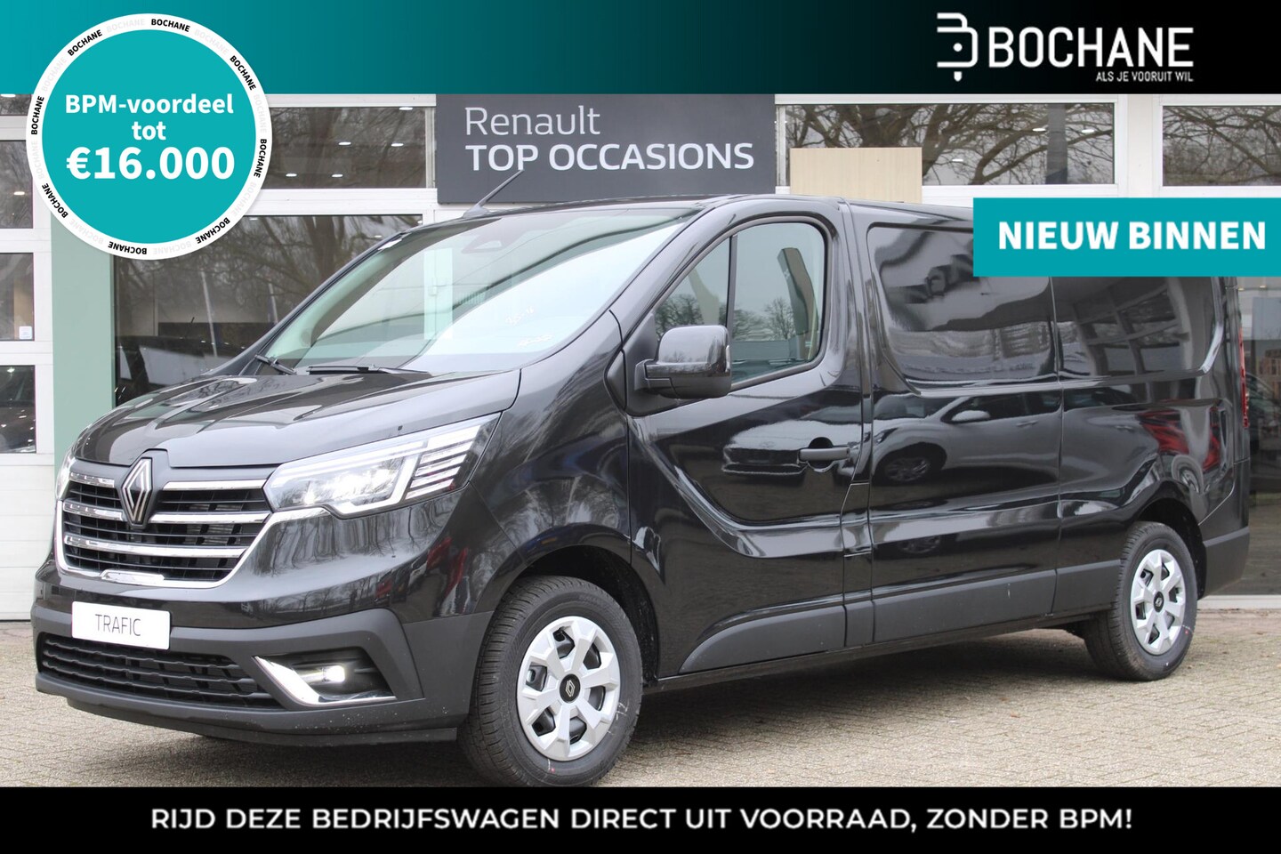 Renault Trafic - 2.0 Blue dC1 150 EDC T30 L2H1 Advance BPM VRIJ | VOORRAAD VOORDEEL | DIRECT RIJDEN | - AutoWereld.nl