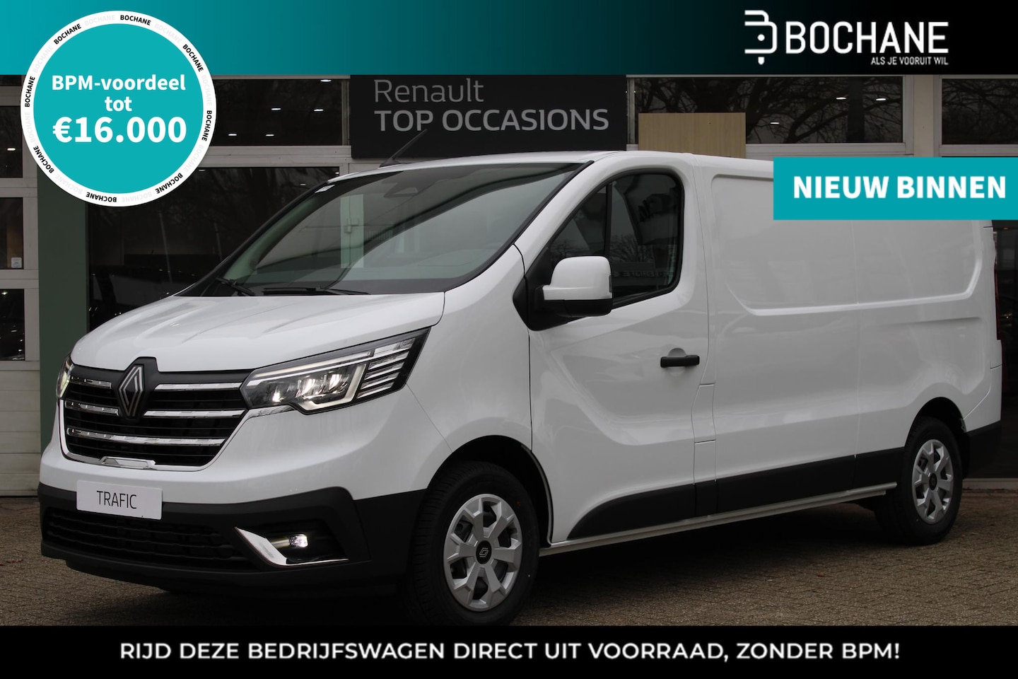 Renault Trafic - 2.0 Blue dC1 150 EDC T30 L2H1 Extra BPM VRIJ | VOORRAAD VOORDEEL | DIRECT RIJDEN | - AutoWereld.nl