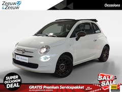 Fiat 500 C - 1.0 Hybrid Lounge | Schuifdak | Parkeersensoren achter | Apple Carplay/Android auto | Blue