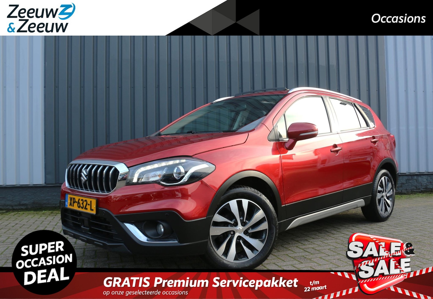 Suzuki S-Cross - 1.0 Boosterjet Stijl ALLE OPTIES !! Clima Adaptive cruise Panoramadak Leder Camera - AutoWereld.nl