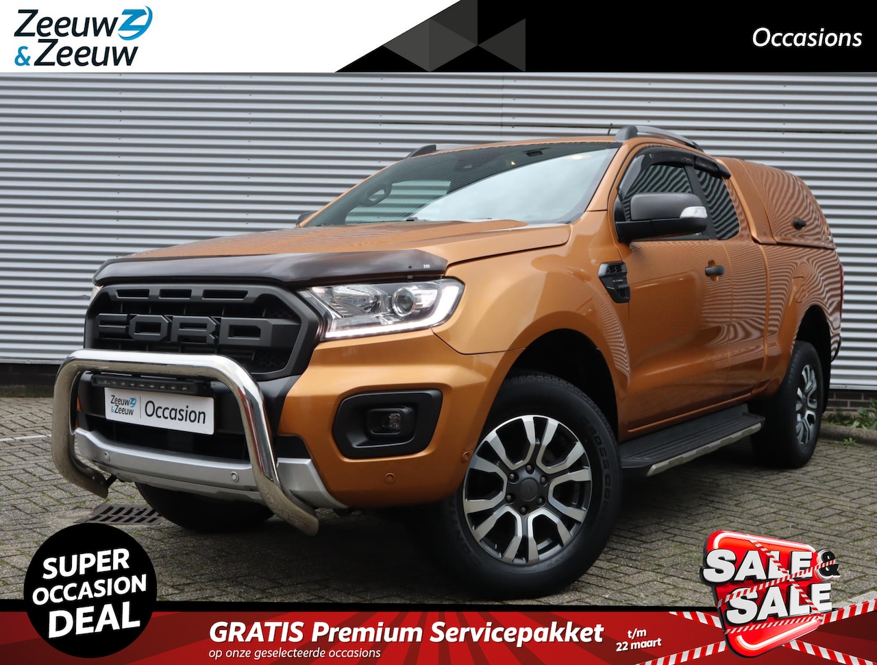 Ford Ranger - 2.0 EcoBlue Wildtrak Supercab | Dealer onderhouden | Cruise control adaptief |  Hardtop | - AutoWereld.nl