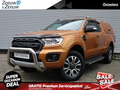 Ford Ranger - 2.0 EcoBlue Wildtrak Supercab | Dealer onderhouden | Cruise control adaptief | Hardtop | U