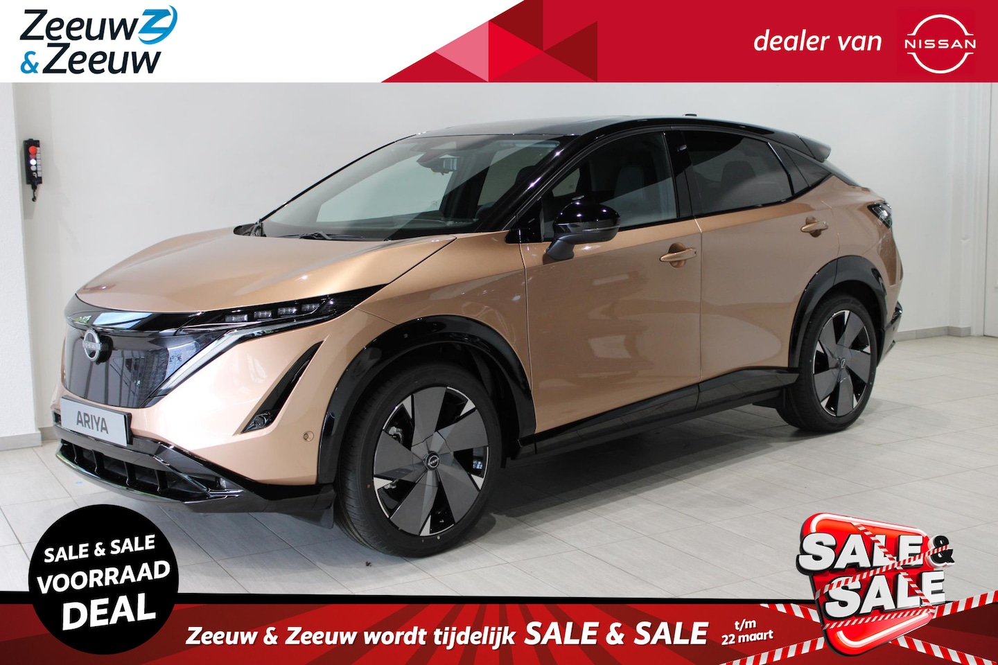 Nissan Ariya - Advantage Edition Plus 91 kWh | 22 kWh Lader | PANORAMA DAK | PRO-PILOT | € 2.950,= VOORRA - AutoWereld.nl