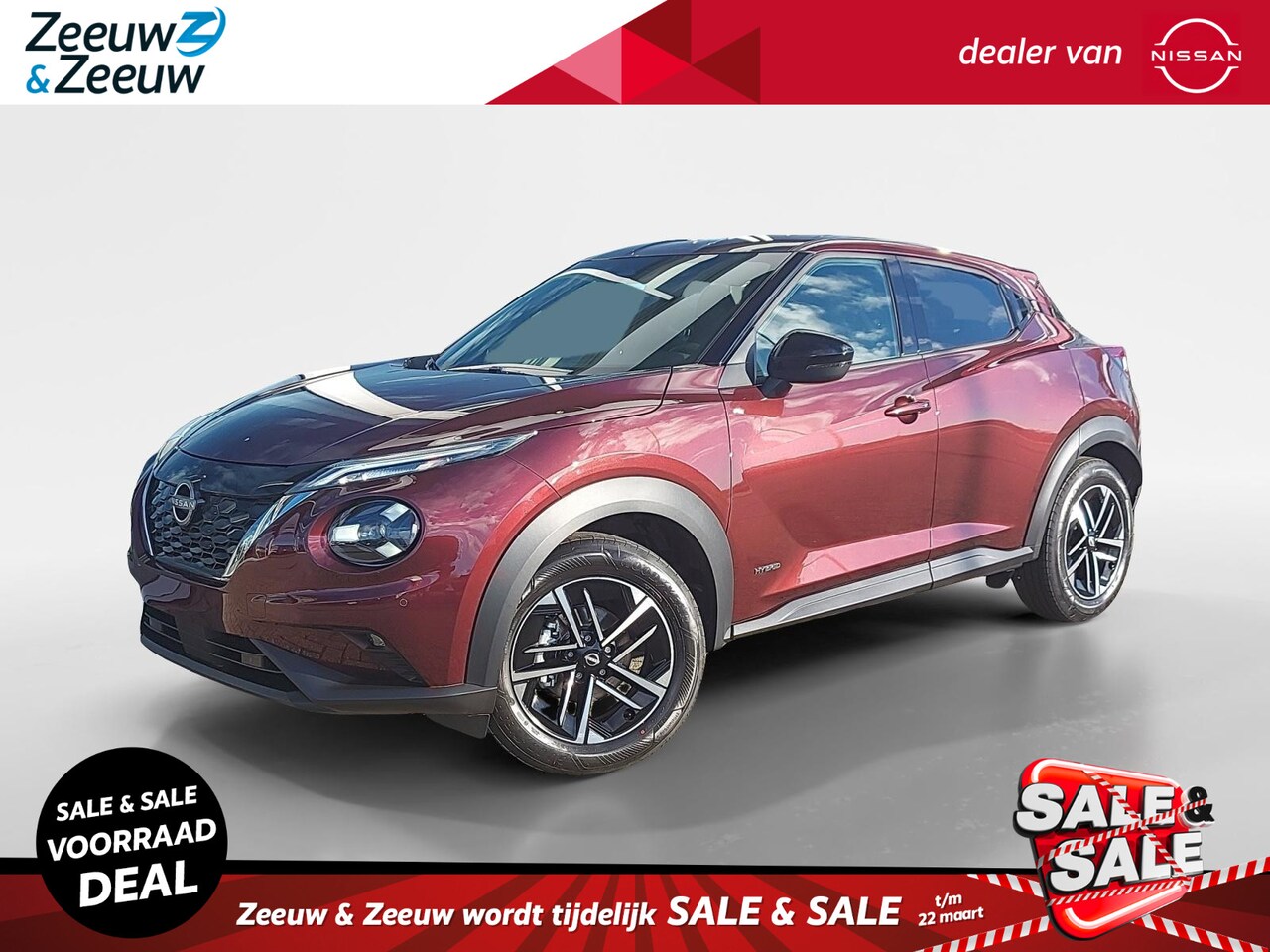 Nissan Juke - 1.6 Hybrid N-Connecta | €7.000,- VOORRAADKORTING! | Achteruitrijcamera | Parkeersensoren | - AutoWereld.nl